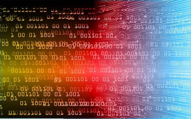 sfondo del concetto di tecnologia futura del circuito cibernetico