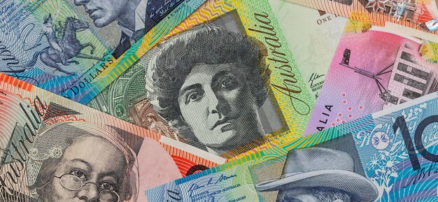 Sfondo del dollaro australiano per il design