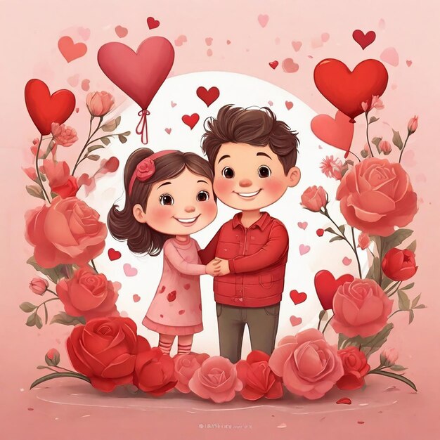 Sfondo del giorno di San Valentino con i cuori luccicanti