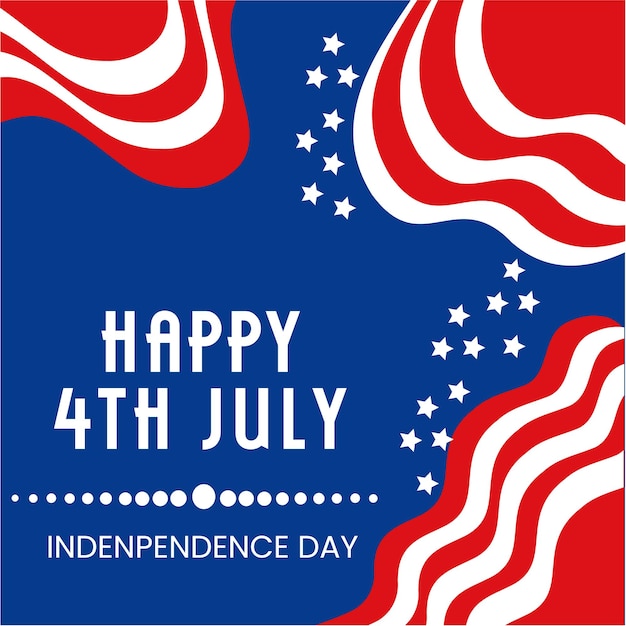 Sfondo del giorno indipendente 4 luglio stato unito d'america