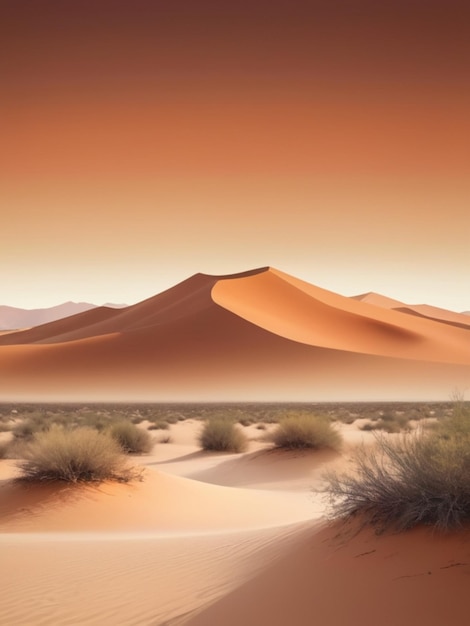 sfondo del miraggio del deserto