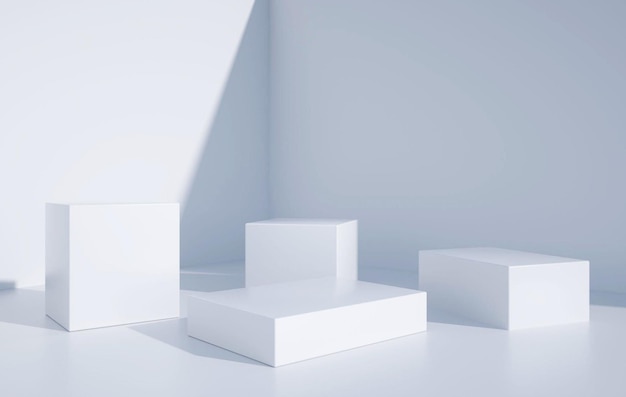 Sfondo del prodotto con rendering 3D