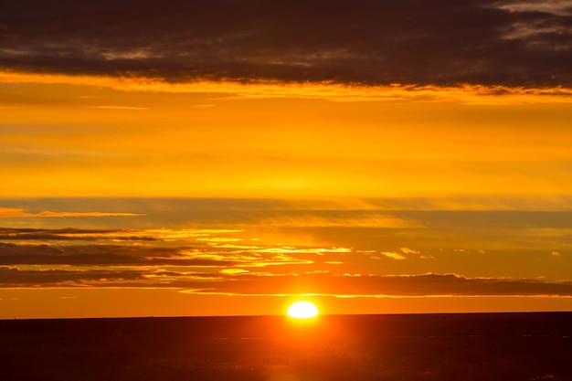 Sfondo del tramonto vettore