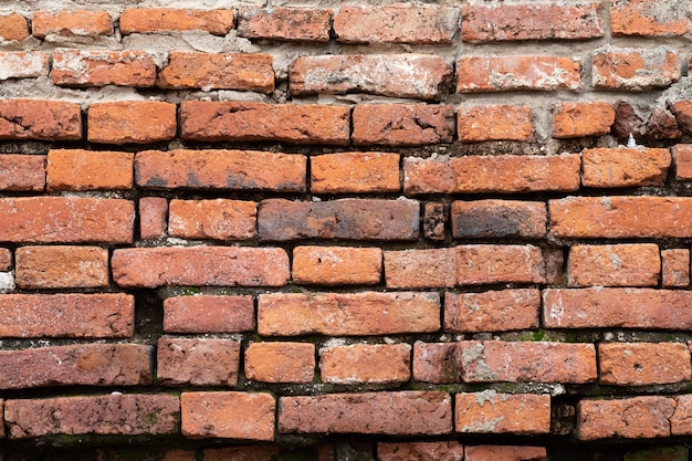 Sfondo del vecchio muro di mattoni con vintage. Per il concetto di fondo