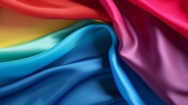 Sfondo della bandiera LGBT nei colori dell'arcobaleno LGBT Diversità e parità di diritti