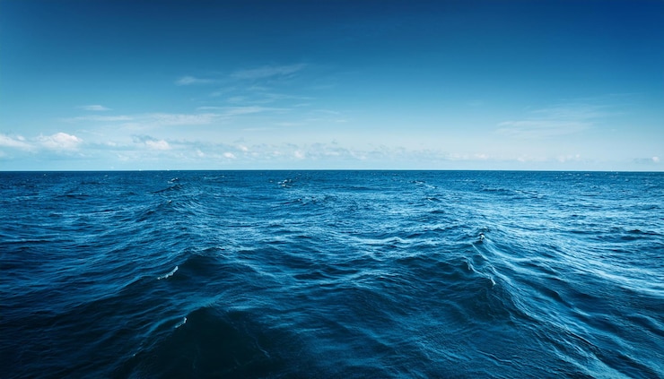 Foto sfondo della consistenza della superficie oceanica