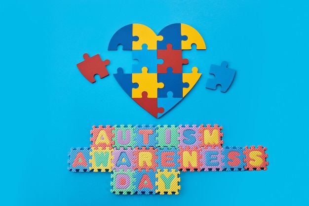 Sfondo della giornata mondiale dell'autismo sfondo della giornata mondiale della consapevolezza dell'autismo di aprile