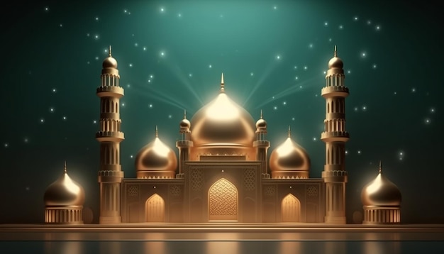 Sfondo della Moschea islamica