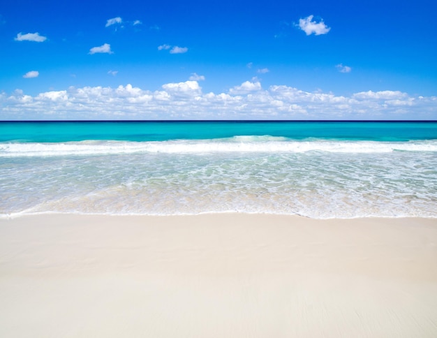 Sfondo della natura del mare e della spiaggia tropicale