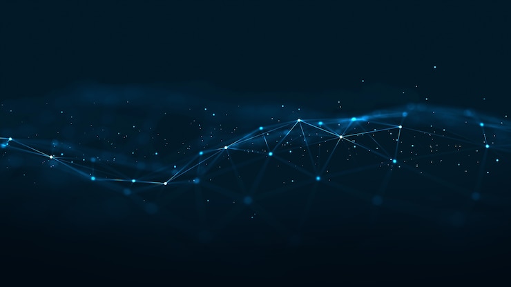 Foto sfondo della rete tecnologica.