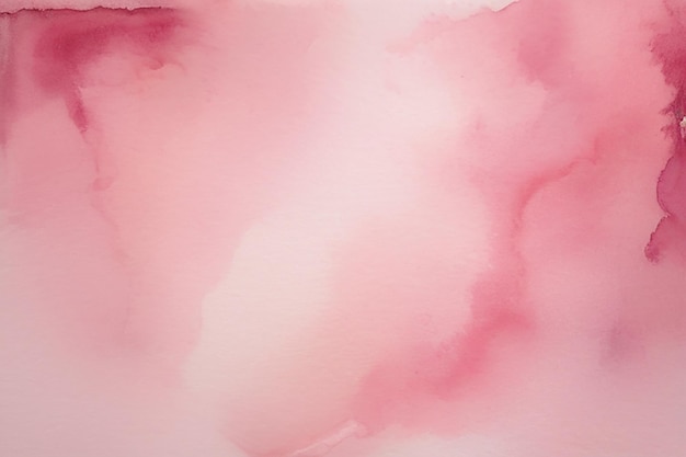 Sfondo dettagliato in acquerello rosa dipinto a mano