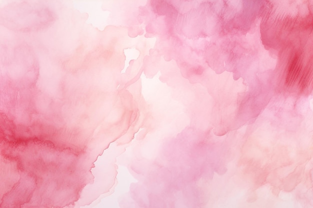 Sfondo dettagliato in acquerello rosa dipinto a mano