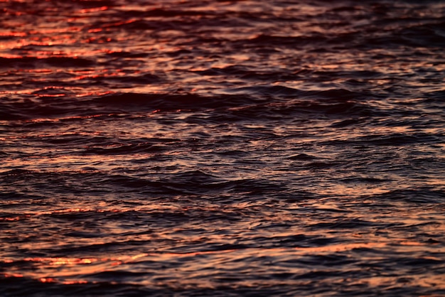 sfondo di acqua onde texture tramonto oceano astratto