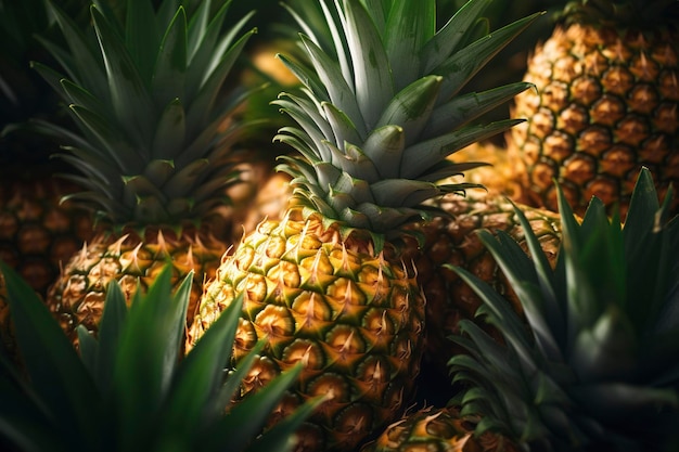 sfondo di ananas