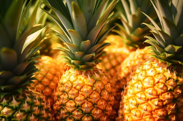 sfondo di ananas