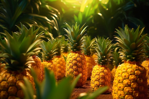 sfondo di ananas