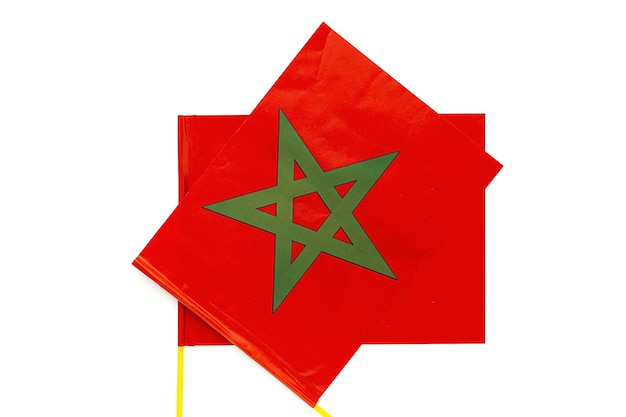 Sfondo di bandiere del Marocco