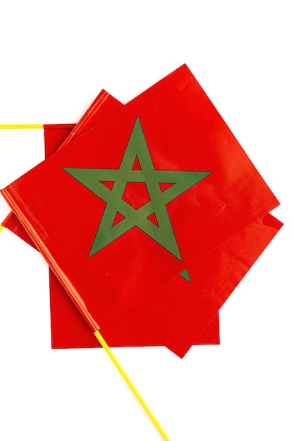 Sfondo di bandiere del Marocco