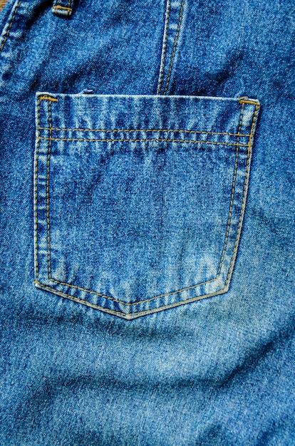 Sfondo di blue jeans e mancanza di jeans