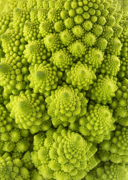 Sfondo di broccoli romanesco