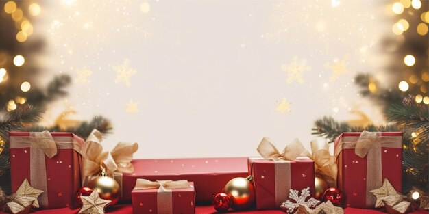 sfondo di Buon Natale con spazio di copia