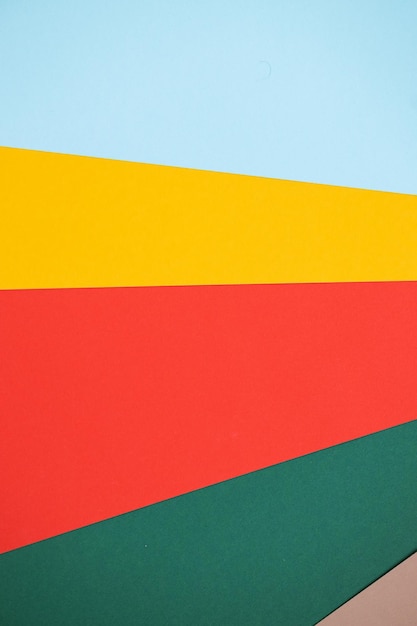 Sfondo di carta arcobaleno multicolore brillante Layout di colori vivaci geometrici Struttura colorata astratta