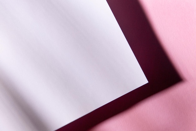 Sfondo di carta bianco disegno architettonico rosa sfocato sfondo astratto ombra sfondo per ...