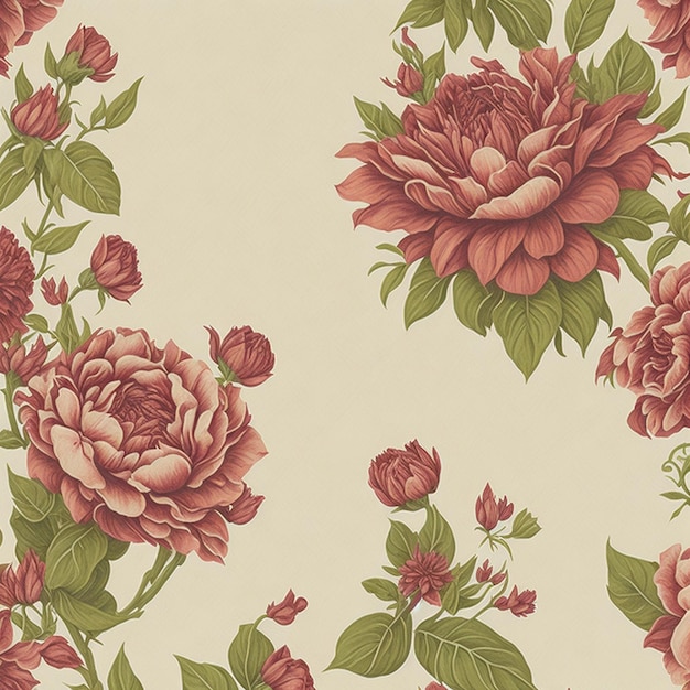 sfondo di carta fiore vintage