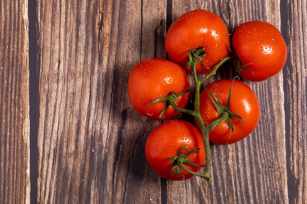 sfondo di cibo. pomodoro e verdure