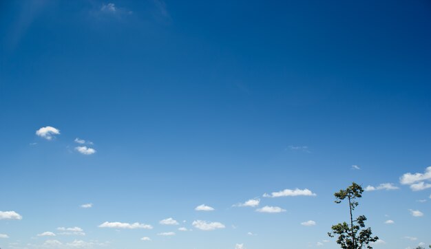 Sfondo di cielo blu con nuvoloso.