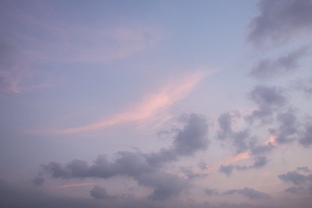 Sfondo di cielo e nuvole