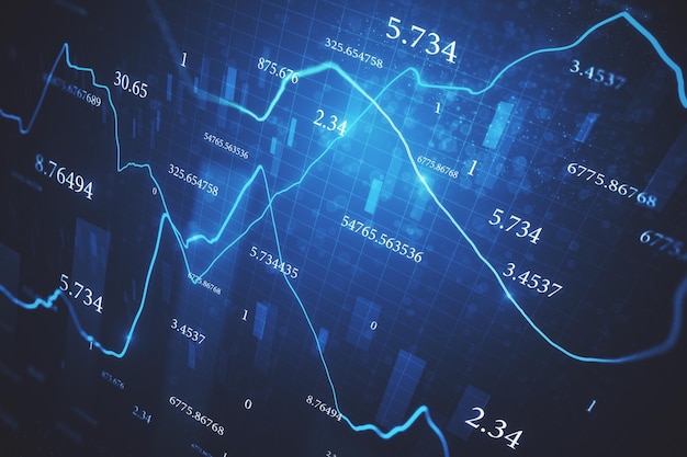 Sfondo di commercio ed economia