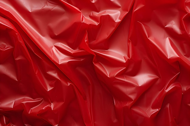 sfondo di consistenza di sacchetto di plastica rosso