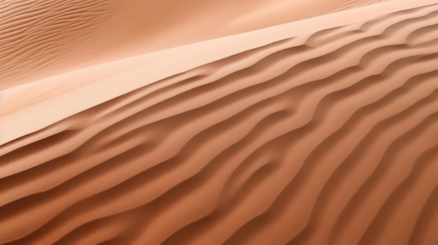Sfondo di dune di sabbia Illustrazione AI GenerativexA