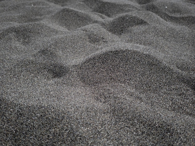 sfondo di dune di sabbia spiaggia nera