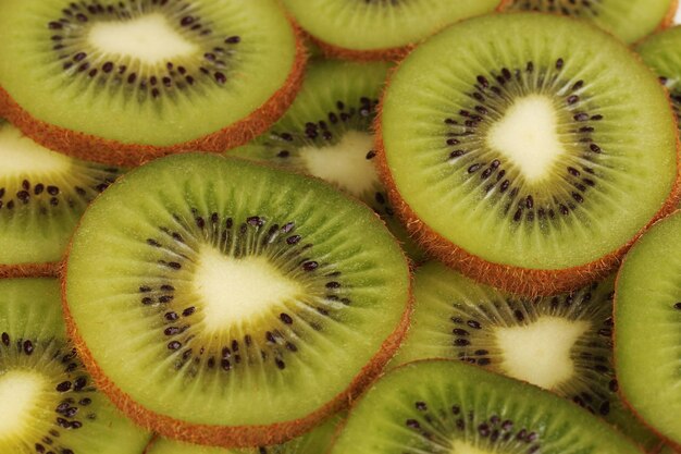 Sfondo di fette di kiwi