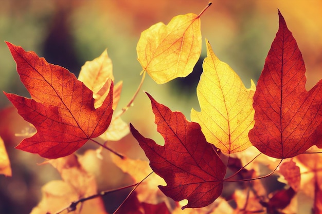 Sfondo di foglie d'autunno