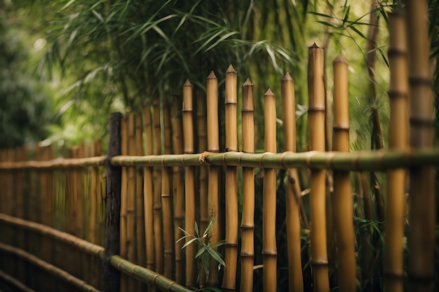 sfondo di foresta di bambù