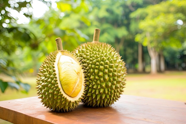 sfondo di frutta di durian