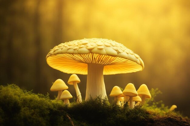 sfondo di funghi