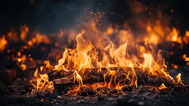 sfondo di fuoco per banner fuoco sfondo hd fiamme realistiche