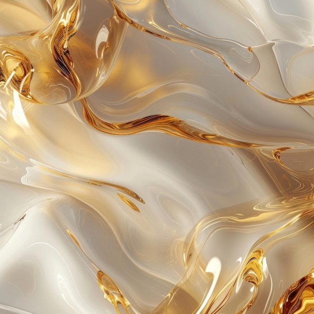 sfondo di glassmorphism con un tocco di opulenza dorata