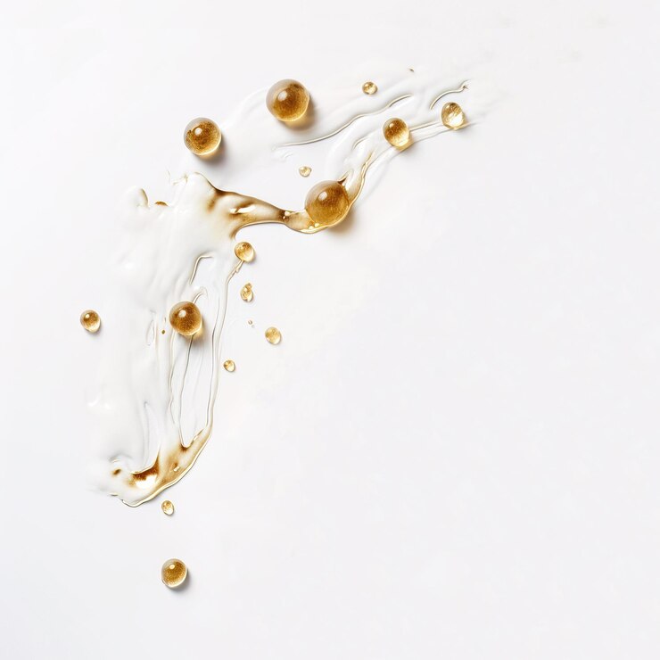 sfondo di gocce d'acqua per la pubblicità cosmetica