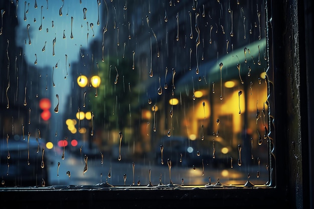sfondo di gocce di pioggia
