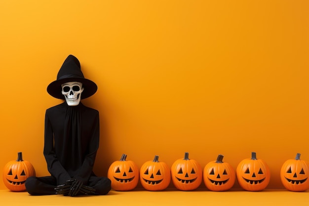 Sfondo di Halloween IA generativa