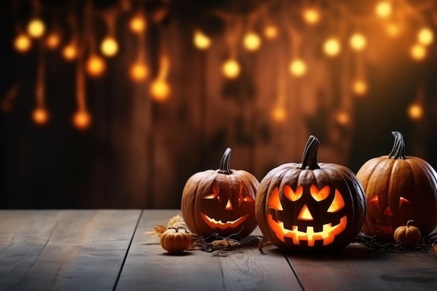 Sfondo di Halloween IA generativa