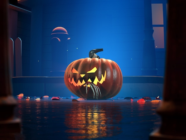 Sfondo di Halloween Jack O Lantern