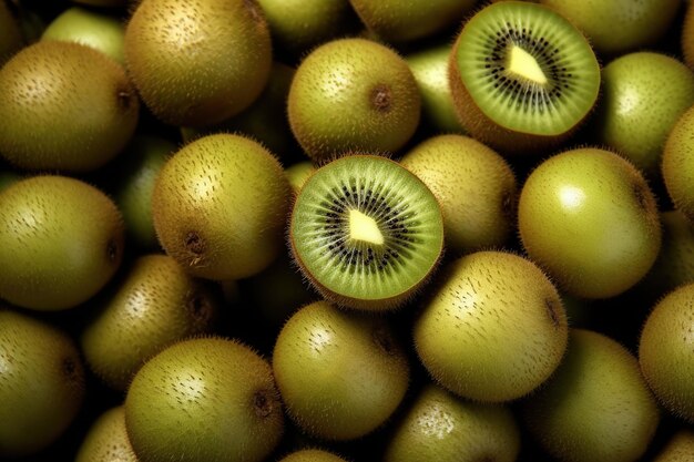 Sfondo di kiwi maturo