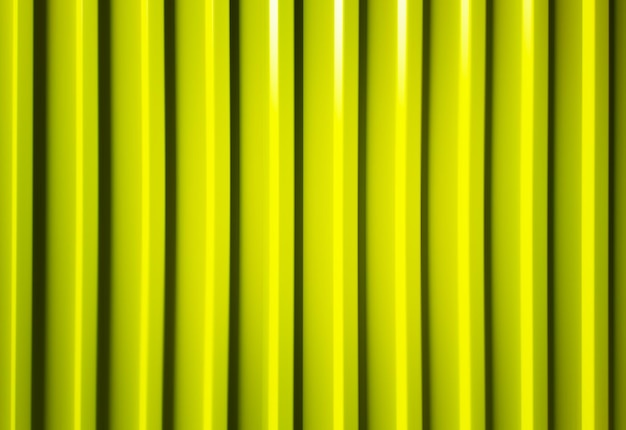 Sfondo di linee moderne gialle verticali sullo sfondo