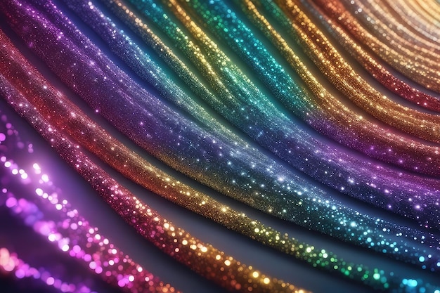 Sfondo di luci colorate glitter astratto